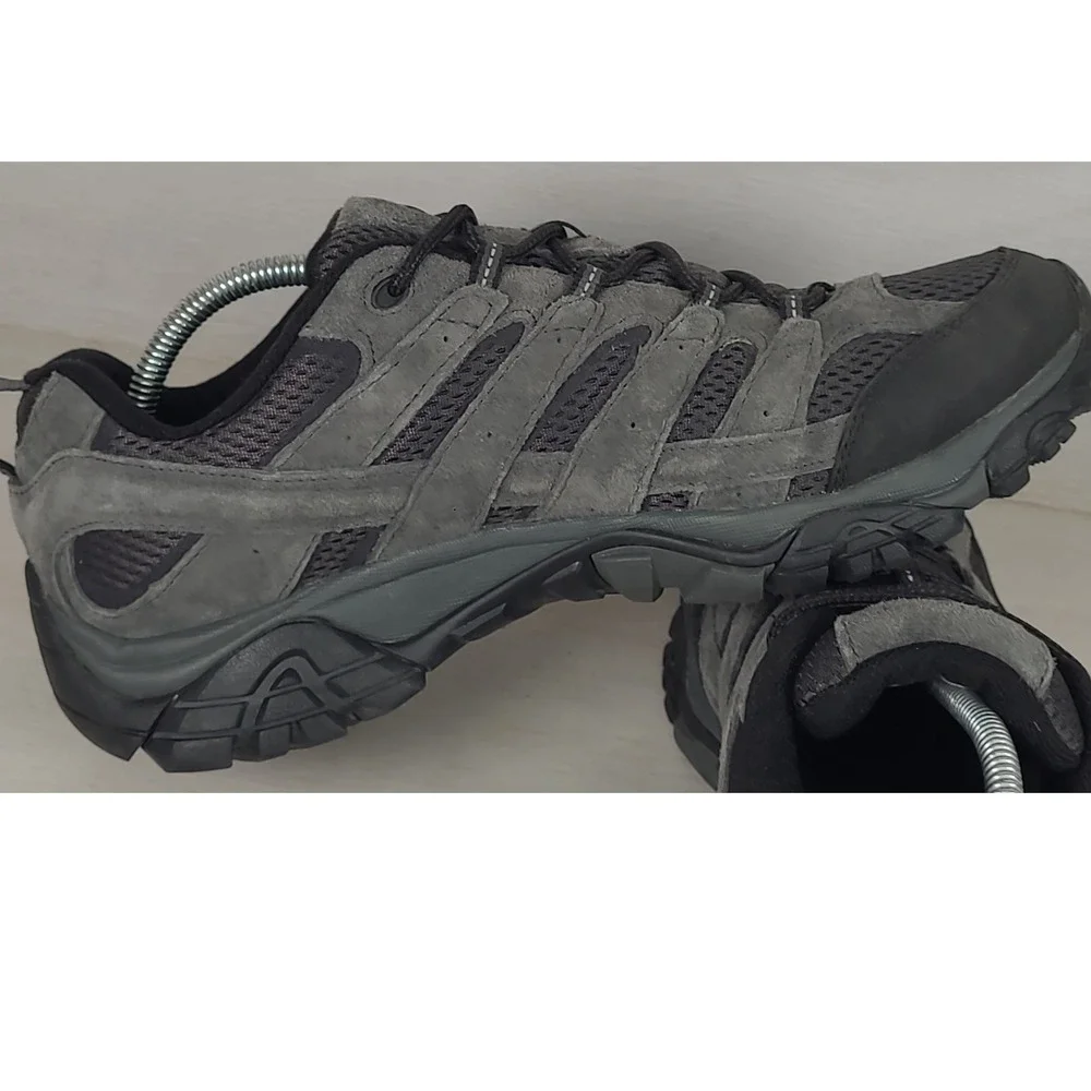 Merrell Moab 2 Vent Mens Sz 11 Hiking Shoes Grey Black Suede Vibram J06011